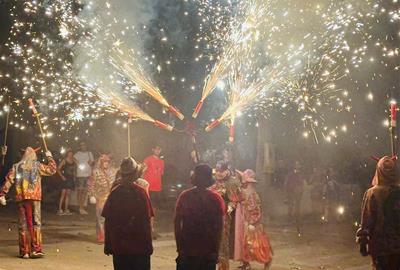 Canyelles ajorna el Correfoc de Festa Major per l'alt risc d'incendi i el trasllada a la tardor. Ajuntament de Canyelles